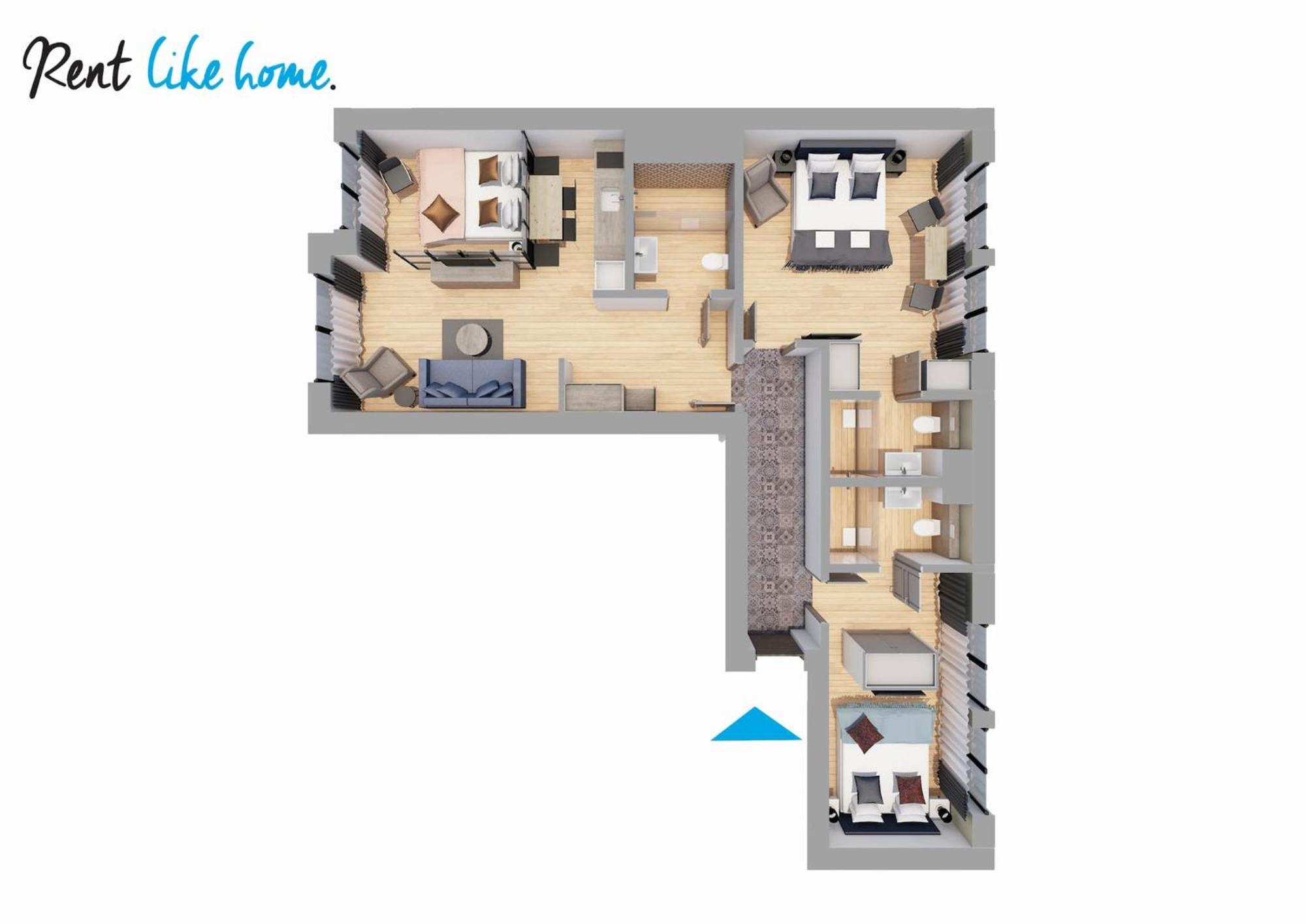 غدانسك Deo Plaza - Apartments At The Old Town المظهر الخارجي الصورة